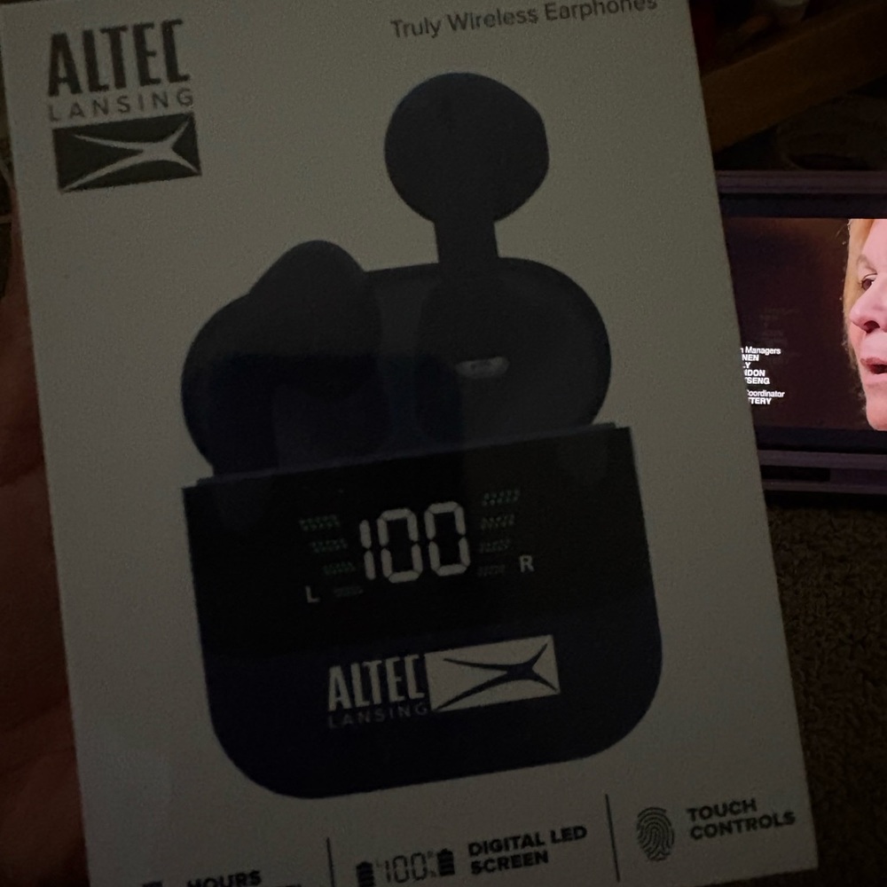 Altec Lansing Wireless Earphones - Black